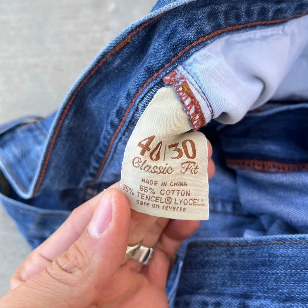 Tommy Bahama Jeans Classic Fit Men's 40x30 (Fits‎ 38x28) Blue Soft Denim
